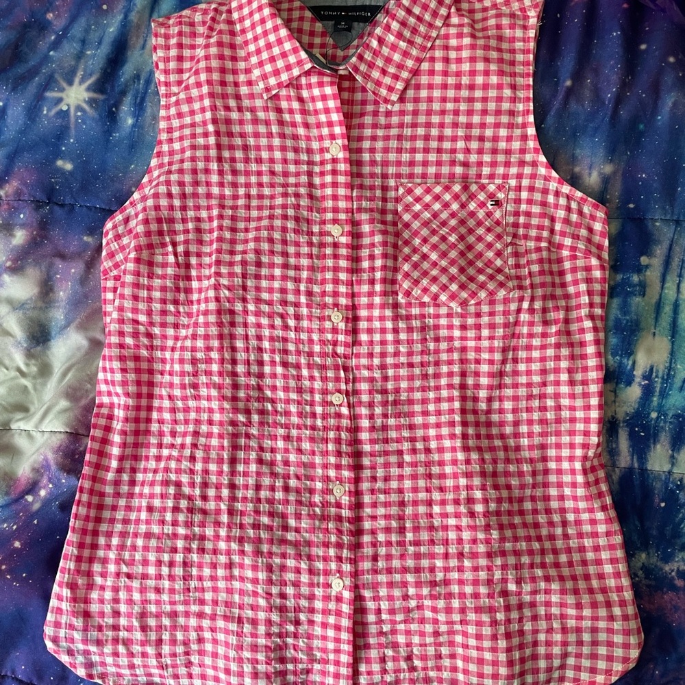 ❤️Tommy Hilfiger Gingham Blouse